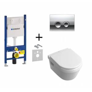 Комплект унитаз Villeroy&Boch Omnia Architectura и инсталляция Geberit 4в1